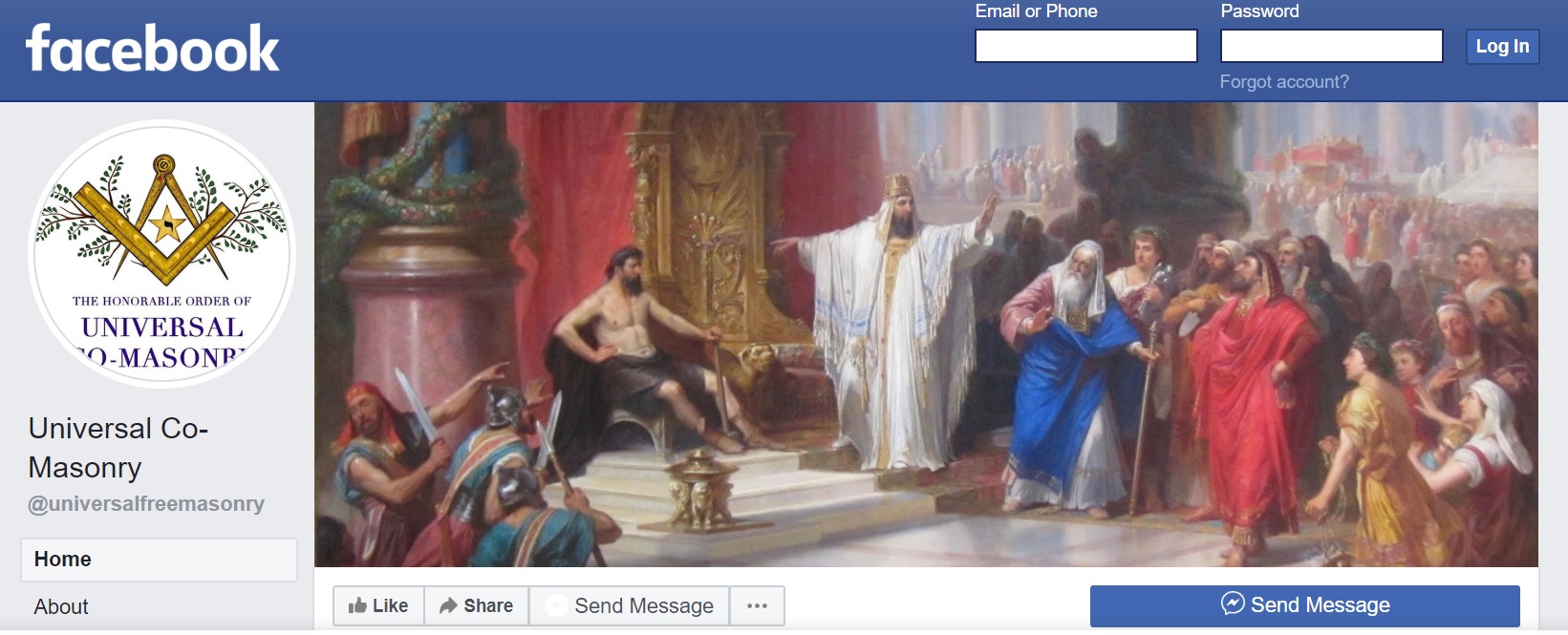 Universal Co-Masonry Facebook page